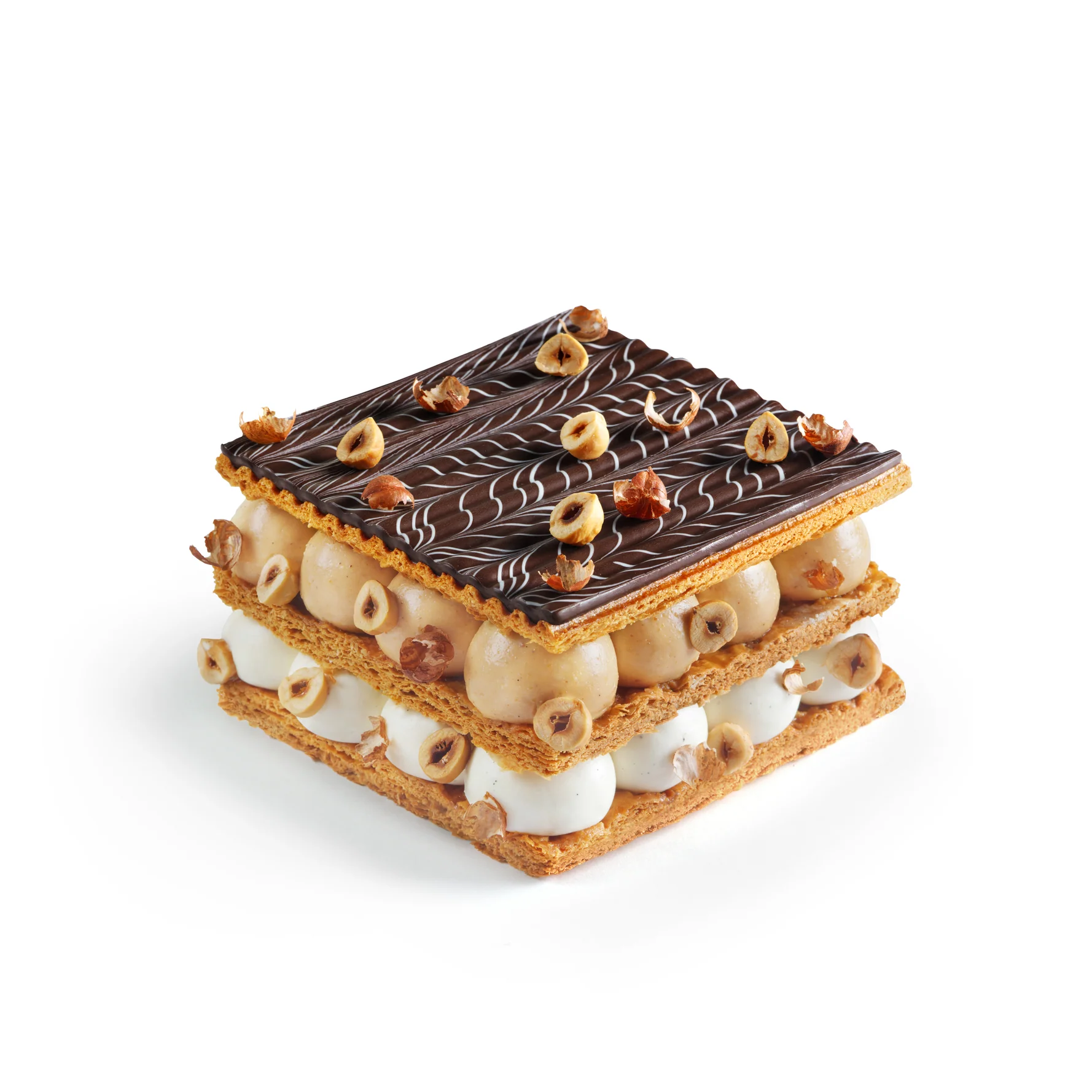 Hazelnut, Macadamia & Vanilla Millefeuille - Image 3