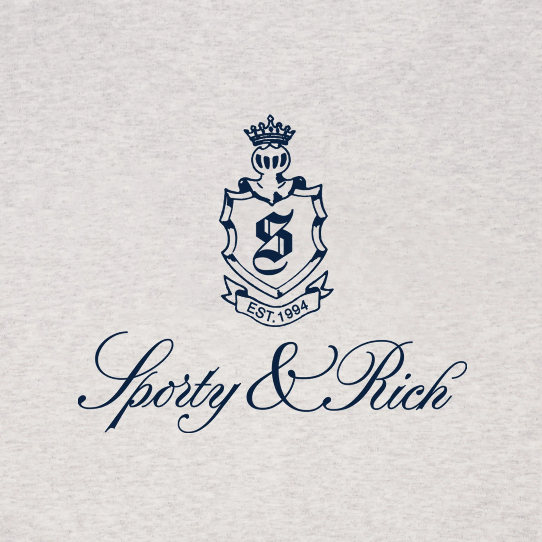 Sporty & Rich - Vendome Crewneck (Heather Grey) - Image 3